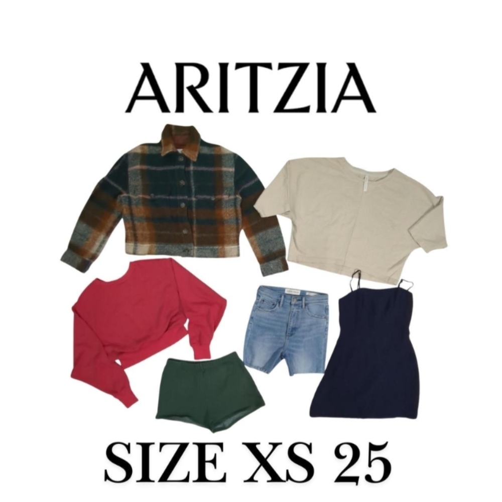 6 pcs Casual Aritzia Style Bundle size 25 extra small 2